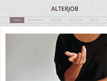 Tablet Screenshot of alterjob.org