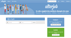Desktop Screenshot of alterjob.be